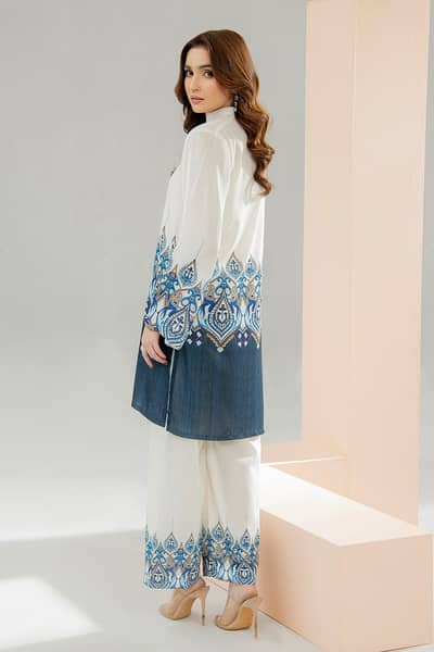 Digital Printed Shirt With Digital printed Flapper 2 Peace Co-ord Set