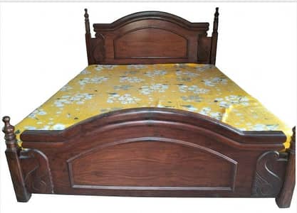 Solid Wood Double Bed for Sale