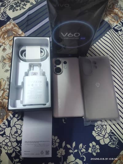 Vivo V60 – Box Open | Non-Active | Brand New