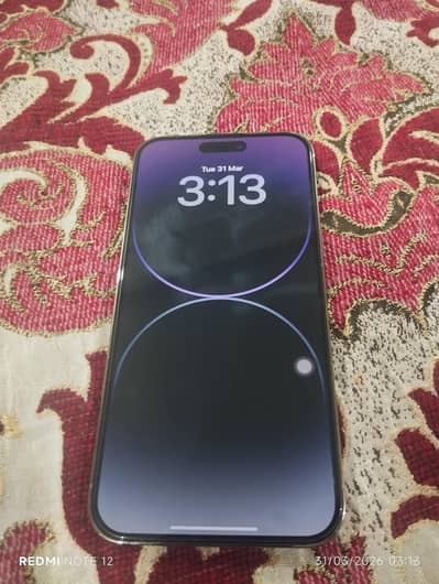 14 pro max non pta gold colour 256gb