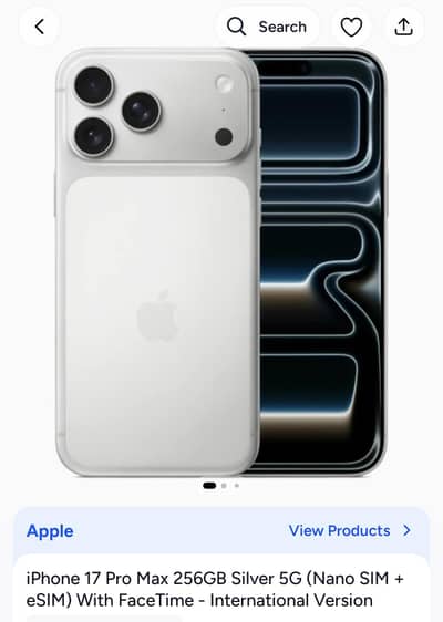 iphone 17 pro max new not used