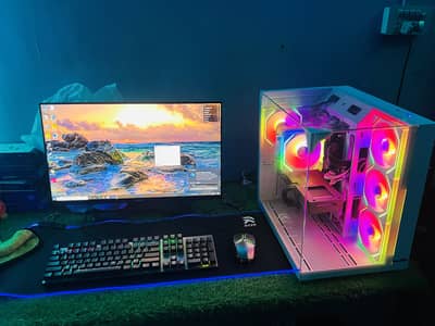 Full Gaming PC Setup Ryzen 5 3600 + RX 6600 8GB | 16GB RAM | 1TB NVMe