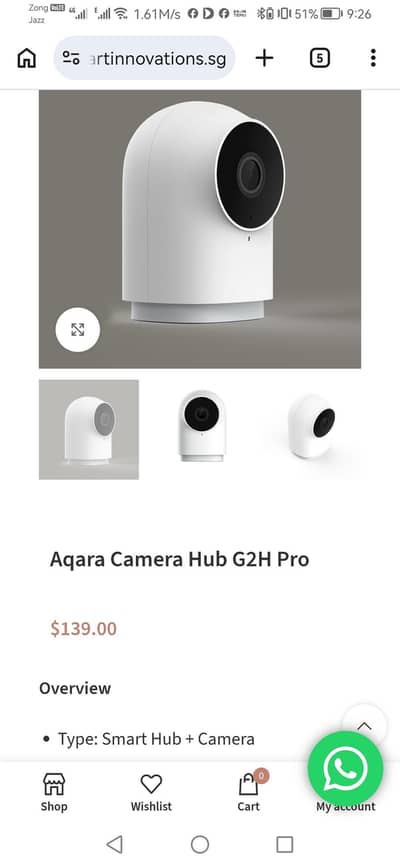 aqara cctv g2hvoice in out 139$ price but i am sale only 7000 final