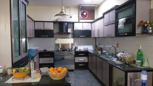 Newly renovated 4 bed drawing 1st floor portion with roof for rent 24 hours water and electricity separate gate and meters