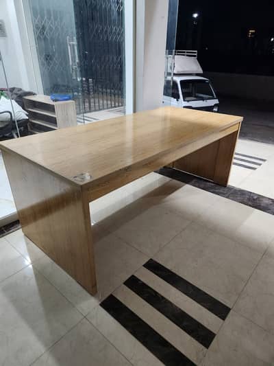 Office Table + Drawer Cabinet | Wooden Workstation |