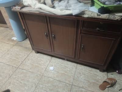 iron stand with storage