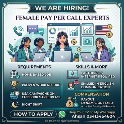 Female Facebook Marketplace Specialists – Work From Home