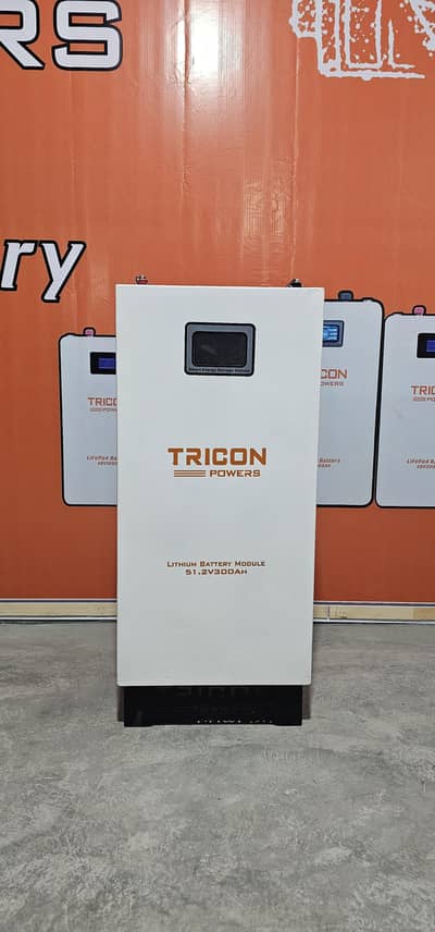 51.2v 300Ah Tricon Powers Lithium Battery