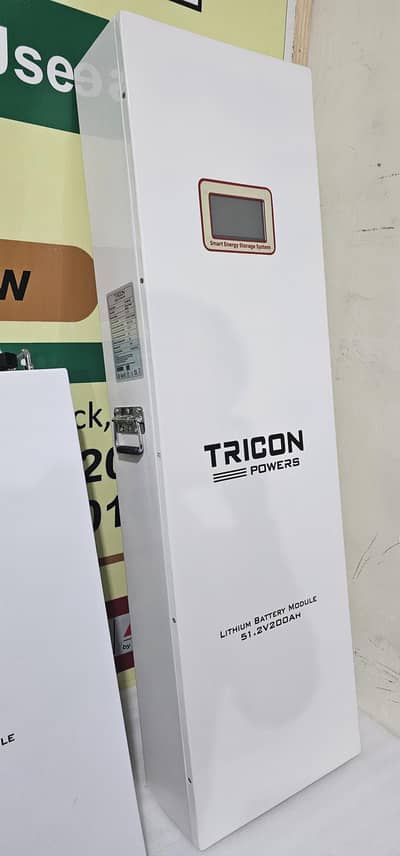 51.2v 200Ah Tricon Powers Lithium Battery