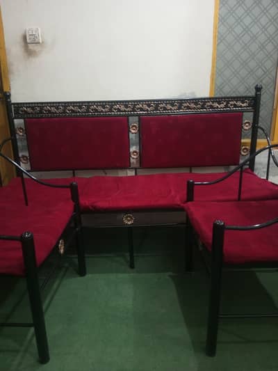 iron sofa set 5 seater