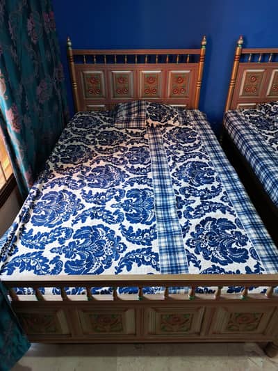 2 piece bed with mattress