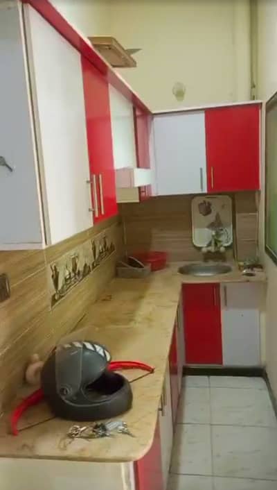 2 Bed Lounge 3 Rooms Portion For Rent In Malir Aswan Town Near jumerat Bazar Ground Jamia Millia Road Malir 15 Flyover