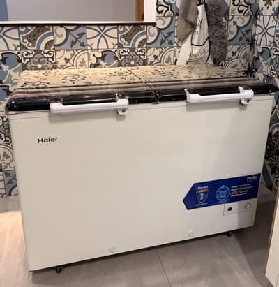 Haier Double Door Deep Freezer 385 Liters HDF-385H