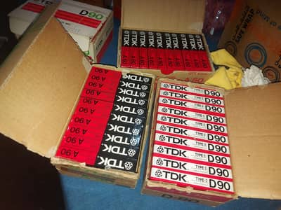 TDK D-60 A60-A90 - D90 Blank Audio Cassette Pure Vintage