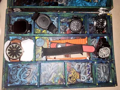 watch collection for sale 6 watches 1 smart watch with 6 strap