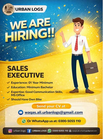 Marketing / Sales Executive Required