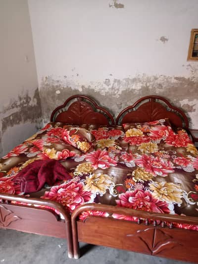 Bed Dressing sofa  and Almari