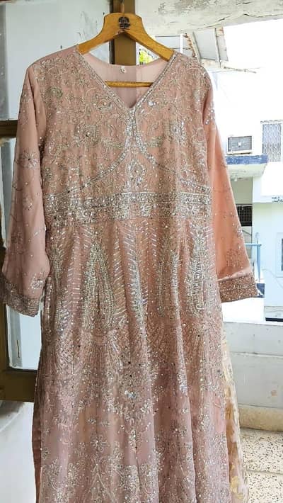 Beige Wedding Dress – 3 Piece Suit (Large Size) – Haseen’s