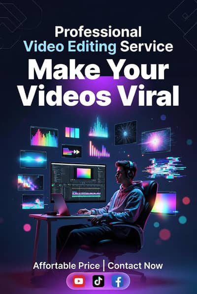 Professional Video Editing Service | YouTube, TikTok & Facebook