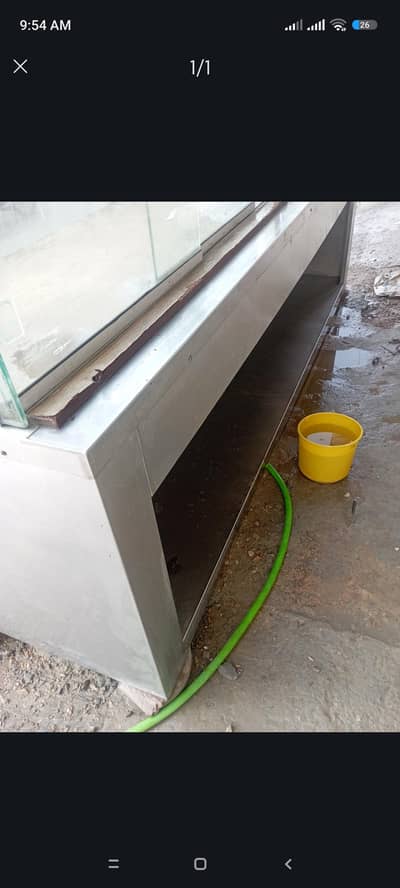 pure steel counter with 14 mm folding mirror