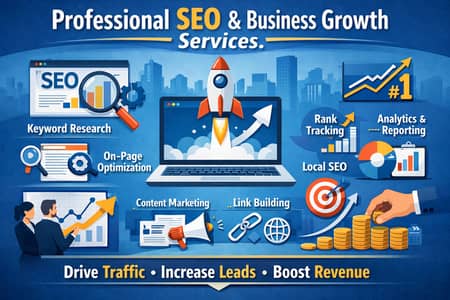 Professional SEO And Business Growth Services. ​