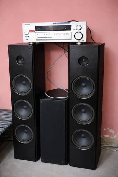pioneer vsx-d511.  speaker 3 peace