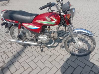Honda CD70cc 2016 Punjab number demand 80k