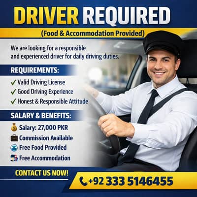 Professional Driver Required – Apply Now