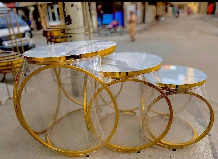 Nesting table-coffee table-Round table-Dining table-Center& Side table 5