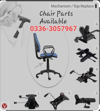 OFFICE  CHAIR REPAIRING  & CHAIR PARTS