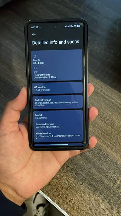 Redmi note 14 pro 12/256