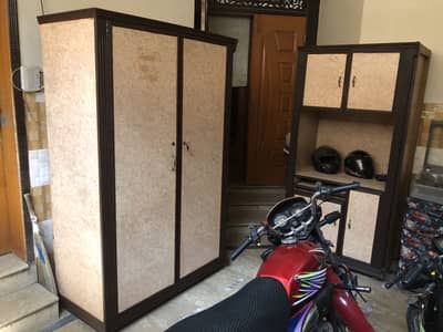 Wooden almare 2 pieces