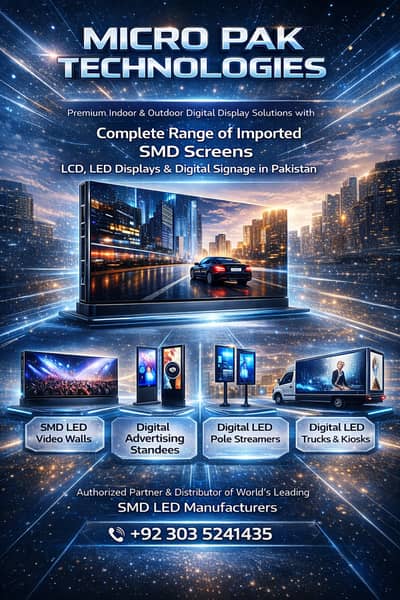 SMD Screens & LED Video Wall | Perfect for Advertising