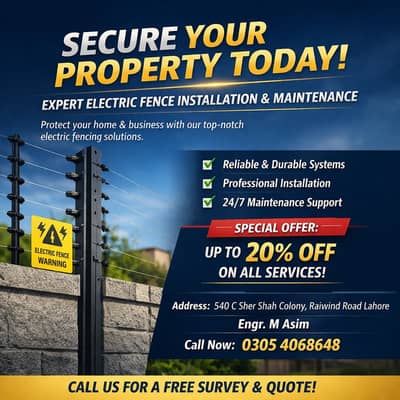 Secure Your Property Today | Expert Electric Fence Installation & Main