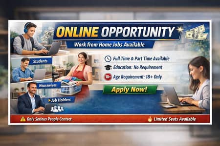Work From Home Opportunity | Online Jobs (Full/Part Time)
