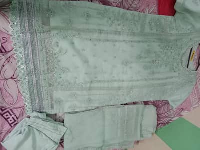 Fancy organza dress available