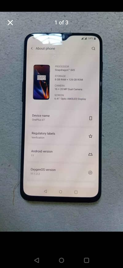 oneplus 6t 8.128 exchange update modals