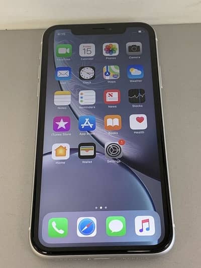 IPhone XR White Colour PTA approved 128gb