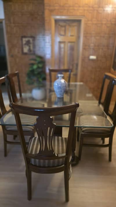 SIX SEATER SHEESHAM DINING TABLE