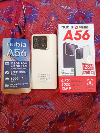 ZTE Nubia a56 just box open urgent need money for sale