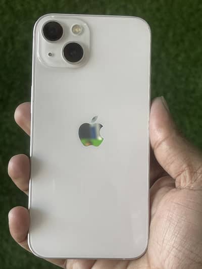 Factory unlocked iPhone 13 pink with box 128 Gb only Bettry service 75