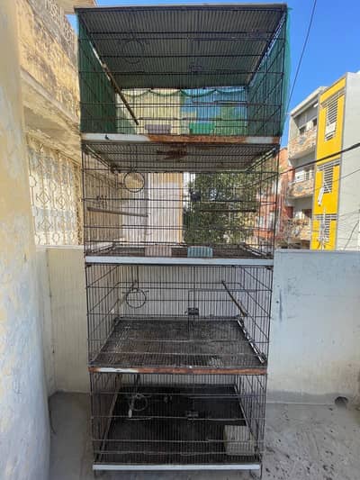 folding master 4 portion cage