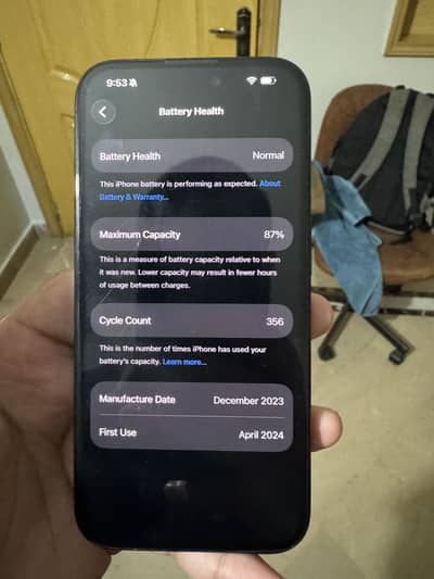 Apple iPhone 15 Pro JV 128GB