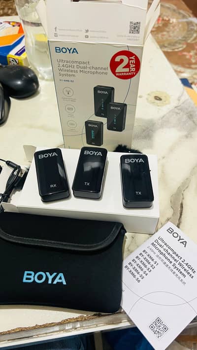 BOYA BY-XM6-S2 wireless microphone system BY-XM6-S2