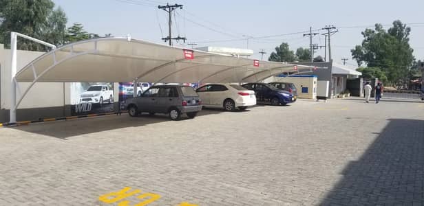 Car Dome parking / Sunshade canopy/ Street light pole/ Solar structure