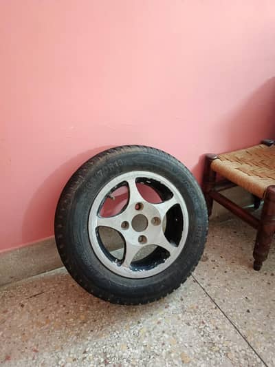 Rims and tyres set