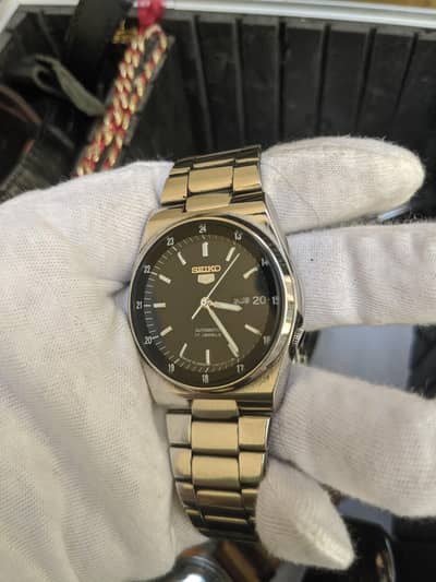 Seiko 5 Military Style Black Dial - 7009-8761 - Automatic