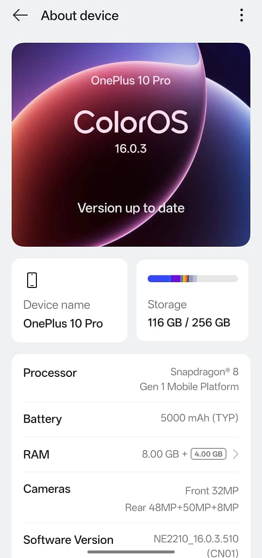 One Plus 10 Pro 8