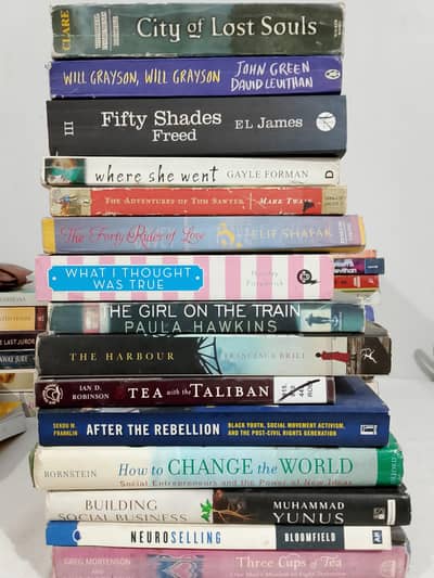 Used English Novels and Non Fiction Books in great condition