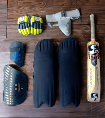 cricket full kit with bag used